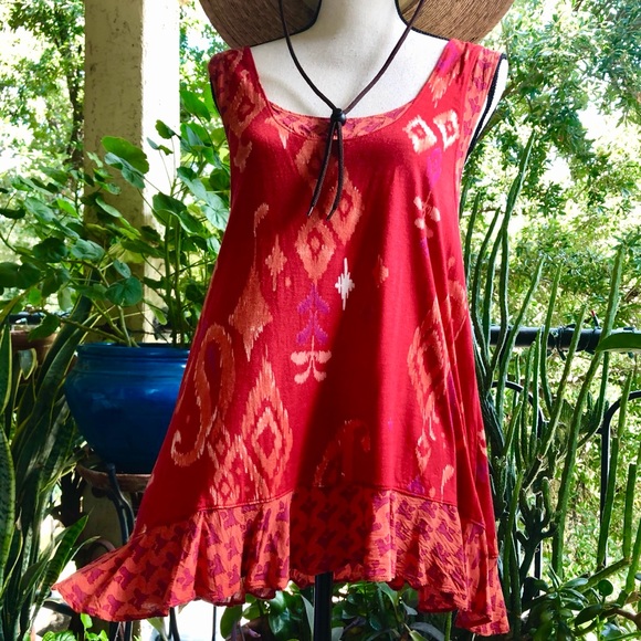 Anthropologie Fei Criss Cross Tank Tunic - Picture 2 of 7